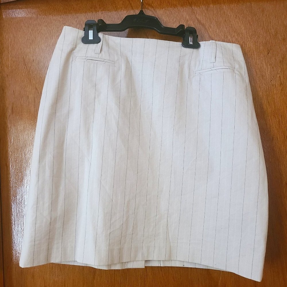 *4 for $30* BEIGE Striped Skirt